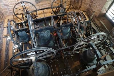 The bells from above at ​St Michael & All Angels Church, Ledbury